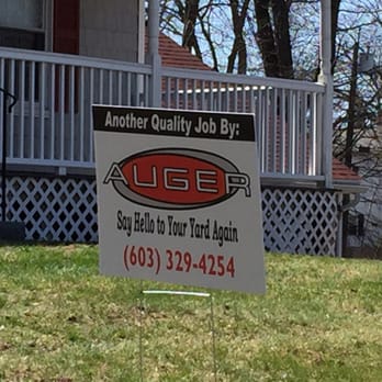 Auger Property Maintenance - Things are looking up.  The view from my front porch is way better than the view from my lawn mower.  Thanks to the Auger team! - Landscaping Near Me - Hampstead, New Hampshire