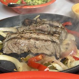 Steak fajitas