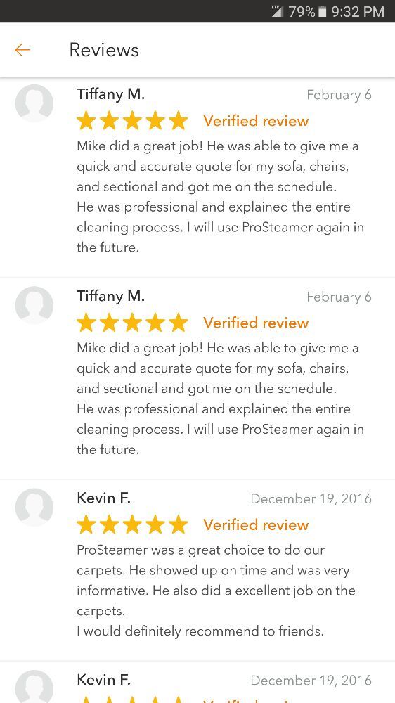 PROSTEAMER CARPET CLEANER Updated April 2024 Appleton, Wisconsin