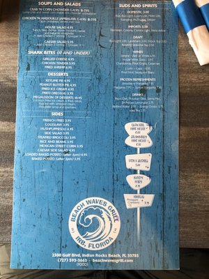 Menu photo 5 Beach Waves Grill Indian Rocks Beach, FL Menu photo 5 Beach Waves Grill Indian Rocks Beach, FL