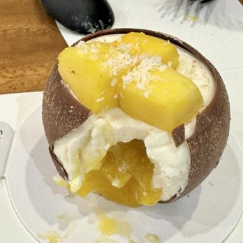 Shakalaka Bakery - Coconut Pineapple Dessert - inside - Bakeries Near Me - Flushing, New York