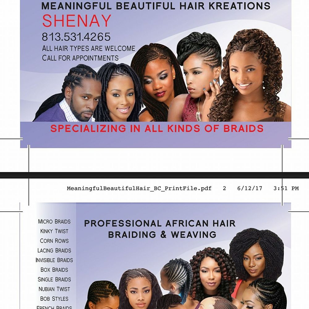 Meaningful Beautiful Hair Kreations Logo