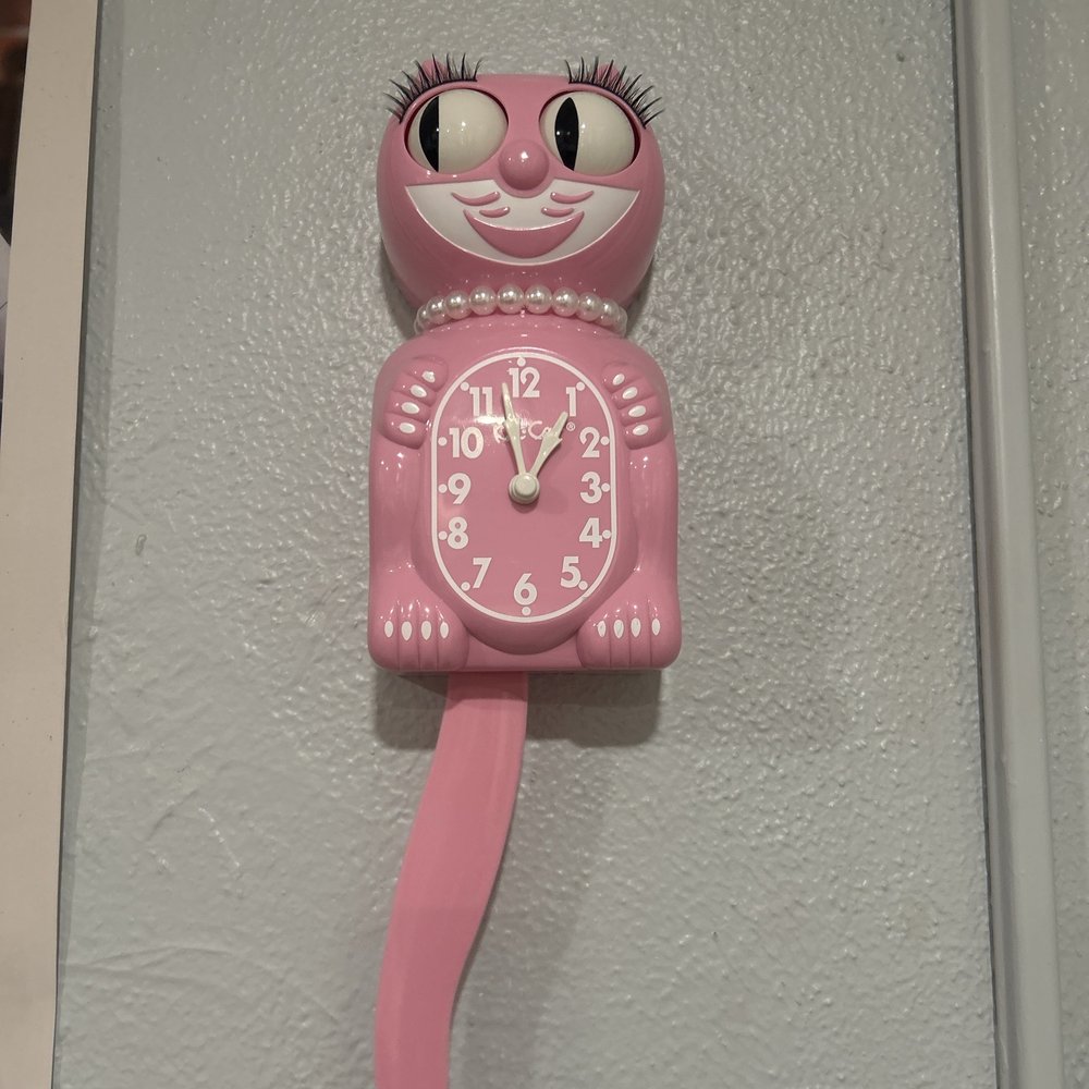 Kit-cat Klock purchased from Scrappy Cat Kit-cat Klock purchased from Scrappy Cat