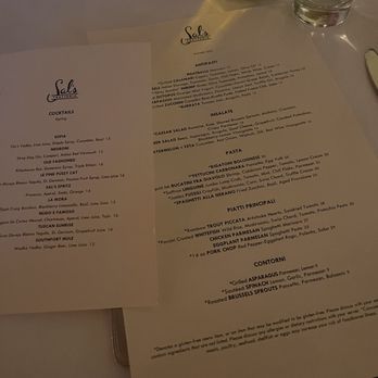 Sal's Trattoria - Menu - Italian Near Me - Chicago, Illinois