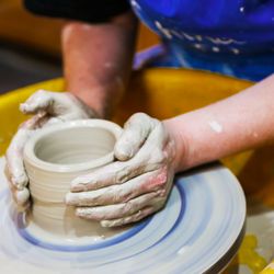 China Blue - Pot Throwing