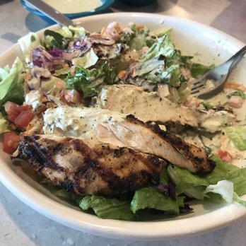 Chuy's - Grilled chicken salad, excellent flavor! Swimming in Jalapeño ranch :) - Tex-Mex Near Me - Jacksonville, Florida