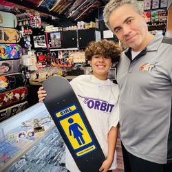 Orbit Skates & Boutique - Manager and my son