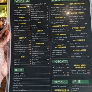 Tastee Spoon - Drink menu. - Caribbean Near Me - Dunwoody, Georgia