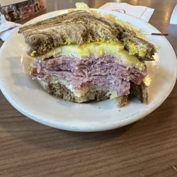 Jason's Deli - Corn beef on rye toasted!