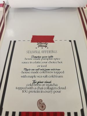 Menu photo 4 Howdy Honey Grapevine, TX
