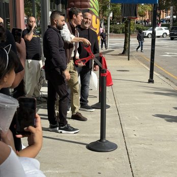 Yumi Bar - Mayor Smiley ribbon cutting - Acai Bowls Near Me - Providence, Rhode Island