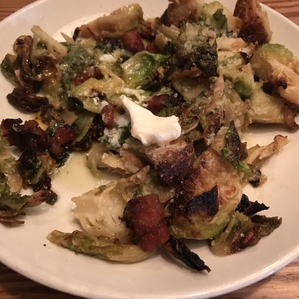 Cibo e Beve - Brussels sprouts appetizer. Yummy. - Italian Near Me - Atlanta, Georgia