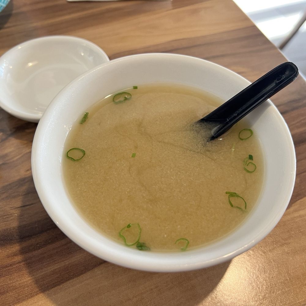 Miso Soup. Hot and tasty.