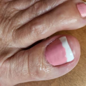 Pink Petals Nails Spa - Sloppy French Manicure - Nail Salons Near Me - Scottsdale, Arizona