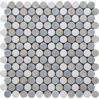 Marble Systems - Penny Round Mosaic - Building Supplies Near Me - Carlstadt, New Jersey Marble Systems - Penny Round Mosaic - Building Supplies Near Me - Carlstadt, New Jersey