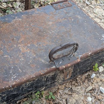 Witherspoons Antique Mall - I wanted this bad. I could barely lift the lid. Maybe 100 lbs steel box - Antiques Near Me - Granbury, Texas Witherspoons Antique Mall - I wanted this bad. I could barely lift the lid. Maybe 100 lbs steel box - Antiques Near Me - Granbury, Texas