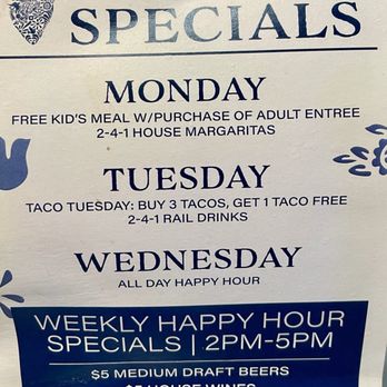 Talavera Mexican Restaurant - Specials - Mexican Near Me - Long Lake, Minnesota Talavera Mexican Restaurant - Specials - Mexican Near Me - Long Lake, Minnesota