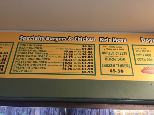 Menu photo 8 Giant Burger Arnold, CA