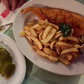 Poppies - Large Haddock & Chips, side of Gherkin - Fish & Chips Near Me - London, XGL Poppies - Large Haddock & Chips, side of Gherkin - Fish & Chips Near Me - London, XGL