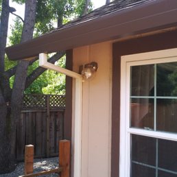 New seamless gutters