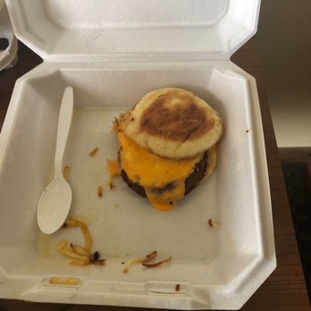 Los Compas Mexican Restaurant - Sausage egg and cheese on English muffin that comes with "eaten" hash browns - Mexican Near Me - Canon City, Colorado Los Compas Mexican Restaurant - Sausage egg and cheese on English muffin that comes with "eaten" hash browns - Mexican Near Me - Canon City, Colorado