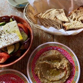 Kiki's - Greek salad - amazing, eggplant dip - Greek Near Me - New York, New York Kiki's - Greek salad - amazing, eggplant dip - Greek Near Me - New York, New York