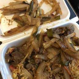 two containers of rice and vegetables two containers of rice and vegetables
