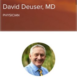 David Deuser, MD - Dr. David Deuser