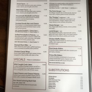 The Point - Menus - Sports Bars Near Me - Burien, Washington The Point - Menus - Sports Bars Near Me - Burien, Washington