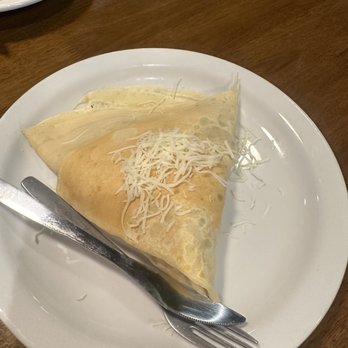 Courtyard Cafe - Meanie mushroom savory crepe with eggs - Creperies Near Me - Hammond, Louisiana