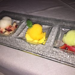 Hotel Unterwirt - Sorbet dreierlei.