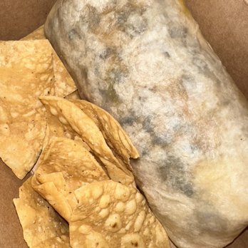 Active Culture - Burrito with tortilla chips - Cafes Near Me - Long Beach, California