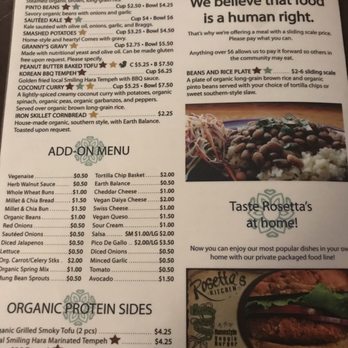 Rosetta's Kitchen - Menu - Vegetarian Near Me - Asheville, North Carolina Rosetta's Kitchen - Menu - Vegetarian Near Me - Asheville, North Carolina