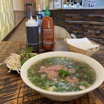 Pho Golden Xpress - Light broth here for the 14. Pho Tai Gan. Rare steak and tendon. Large. - Vietnamese Near Me - Woodbridge, Virginia Pho Golden Xpress - Light broth here for the 14. Pho Tai Gan. Rare steak and tendon. Large. - Vietnamese Near Me - Woodbridge, Virginia