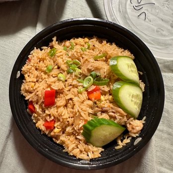 Bonchon Maple Grove - Fried Rice w/Spicy Chicken. (Chicken Portion was hard to find) - Korean Near Me - Maple Grove, Minnesota Bonchon Maple Grove - Fried Rice w/Spicy Chicken. (Chicken Portion was hard to find) - Korean Near Me - Maple Grove, Minnesota