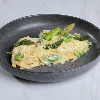 FreshEx - Pasta with Fresh Asparagus Tossed In a Lemon Cream Sauce - Specialty Food Near Me - Henderson, Nevada FreshEx - Pasta with Fresh Asparagus Tossed In a Lemon Cream Sauce - Specialty Food Near Me - Henderson, Nevada