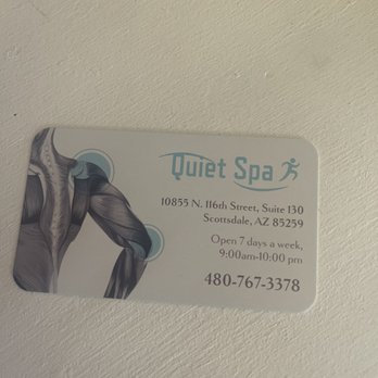 Quiet Spa - Always keep your favorite places on file, - Massage Near Me - Scottsdale, Arizona Quiet Spa - Always keep your favorite places on file, - Massage Near Me - Scottsdale, Arizona