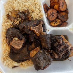 Shark Fish and Chicken Jamaican and American cuisine - Oxtail Plate - was either $14 or $22