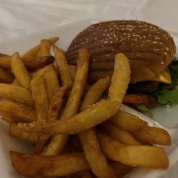 Cheese Burger with Lamb Combo Cheese Burger with Lamb Combo