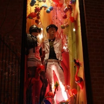 Trash & Vaudeville - Window display at Trash&Vaudeville - Men's Clothing Near Me - New York, New York Trash & Vaudeville - Window display at Trash&Vaudeville - Men's Clothing Near Me - New York, New York
