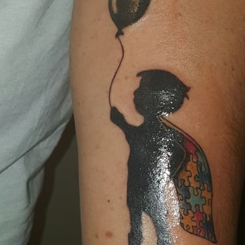 Empire Tattoo Studios - Finish product. A Autism tattoo in honor of our son - Tattoo Near Me - Redlands, California Empire Tattoo Studios - Finish product. A Autism tattoo in honor of our son - Tattoo Near Me - Redlands, California
