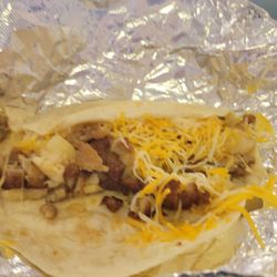 Donuts Kolaches & Tacos - These tacos are huge!