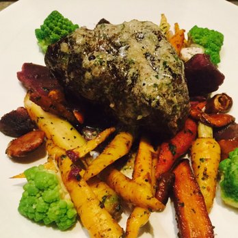 Flying Fish - $55 Wagyu filet, rainbow carrots, romanesco, chanterelles, Peruvian potatoes, Bordelaise. - Seafood Near Me - Orlando, Florida Flying Fish - $55 Wagyu filet, rainbow carrots, romanesco, chanterelles, Peruvian potatoes, Bordelaise. - Seafood Near Me - Orlando, Florida