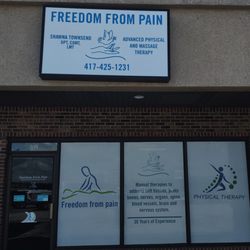 Freedom From Pain - Front of business