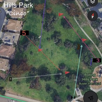 Rolling Hills Park - Fun quick technical 5 hole Disc golf - Parks Near Me - Fullerton, California Rolling Hills Park - Fun quick technical 5 hole Disc golf - Parks Near Me - Fullerton, California