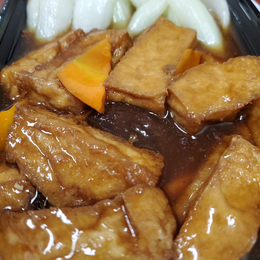 Tasty Kitchen - Braised tofu with vegetables - Cantonese Near Me - Davis, California Tasty Kitchen - Braised tofu with vegetables - Cantonese Near Me - Davis, California