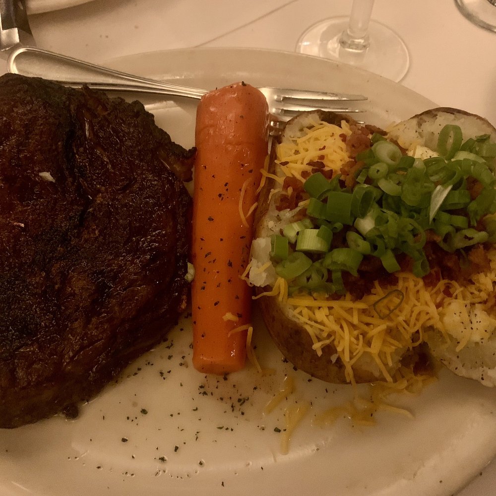 Bob's Steak & Chop House - Prime Ribeye w/Loaded Baked Potato - Steakhouses Near Me - Grapevine, Texas Bob's Steak & Chop House - Prime Ribeye w/Loaded Baked Potato - Steakhouses Near Me - Grapevine, Texas