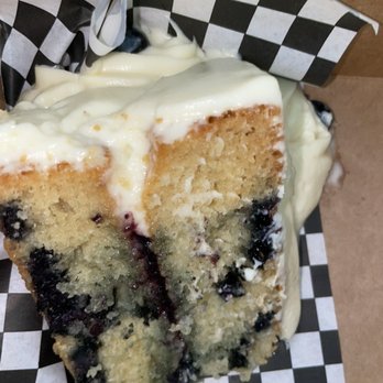J Theodore - Blueberry Cream Cake Slice - New American Near Me - Frisco, Texas