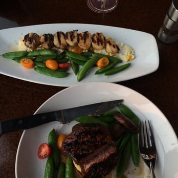 Seasons 52 - Oak-Grilled Filet Mignon and Caramelized Grilled Sea Scallops - New American Near Me - Burlington, Massachusetts Seasons 52 - Oak-Grilled Filet Mignon and Caramelized Grilled Sea Scallops - New American Near Me - Burlington, Massachusetts
