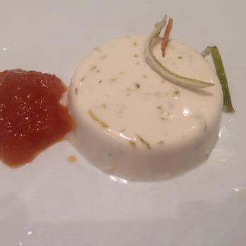 Sassafraz - pineapple panacotta - French Near Me - Toronto, Ontario Sassafraz - pineapple panacotta - French Near Me - Toronto, Ontario